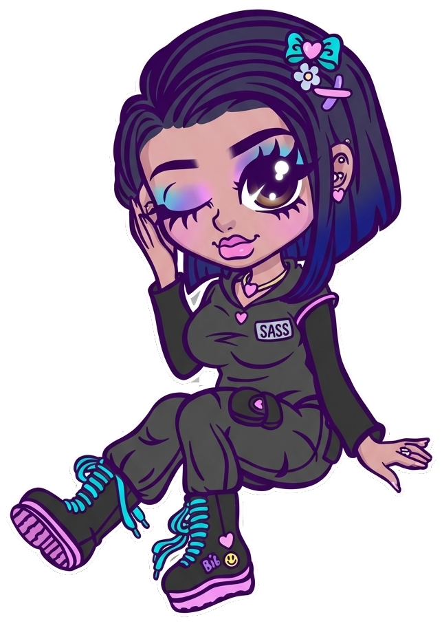 Sassy Aesthetician character